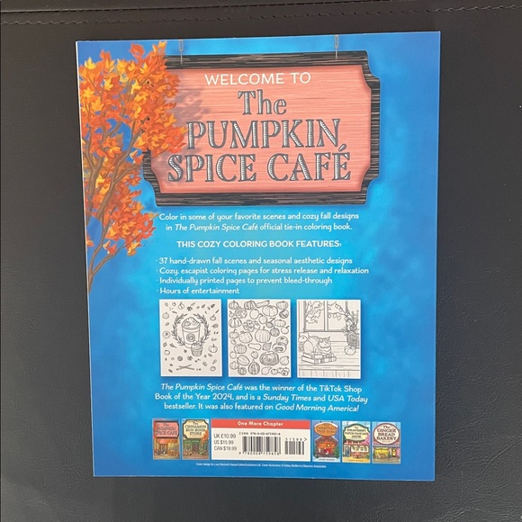 New The Pumpkin Spice Café Coloring Book - Picture 2 of 3
